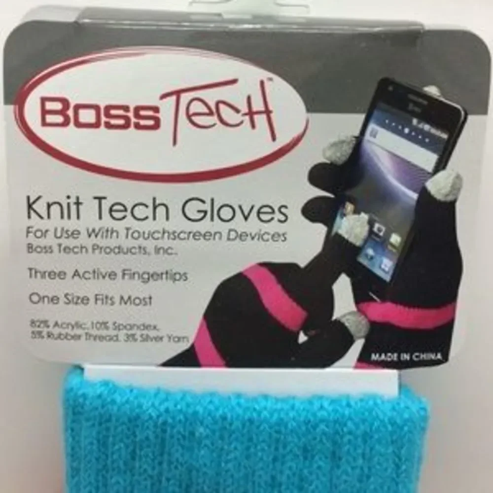 Boss Knit Tech Touch Screen Multi Color Gloves